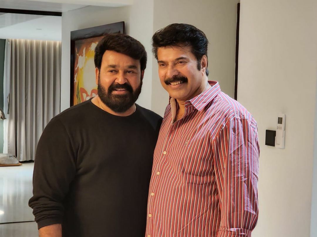Mohanlal with Mammootty