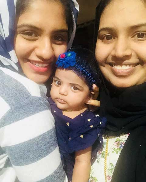 Noorin Shereef 18 Noorin Shereef with sister and nephew